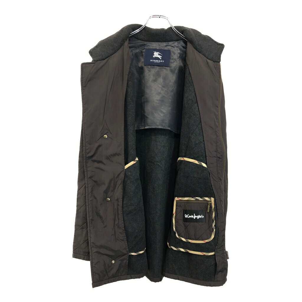 BURBERRY バーバリー キルティングジャケット ブラウン(メンズ 4)中古 古着 V0719