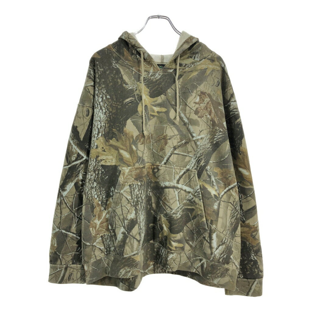 RED HEAD レッドヘッド リアルツリーカモ スウェット パーカー アウトドア グリーン(メンズ 2XL)中古 ..