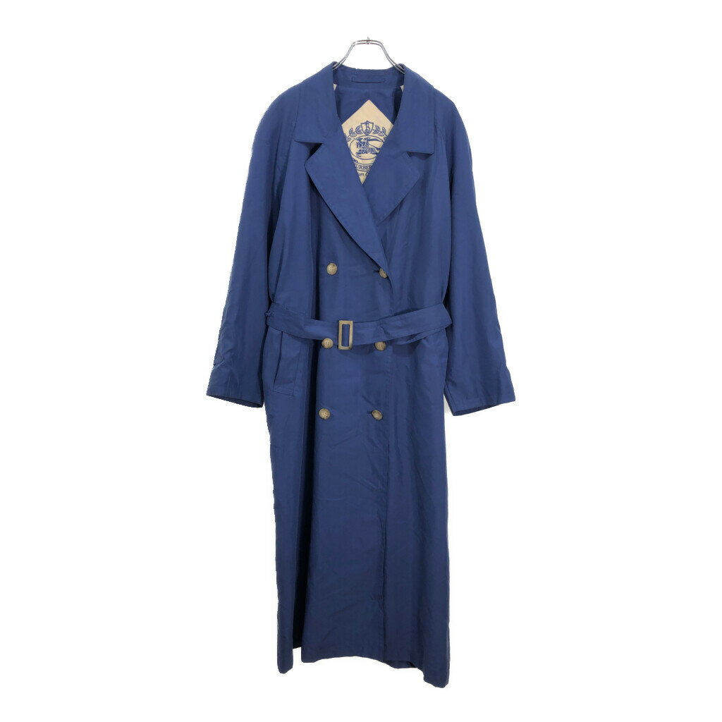 90年代 Burberrys バーバリーズ Prorsum Collection トレンチコート ブルー(レディース 12)中古 古着 V1421