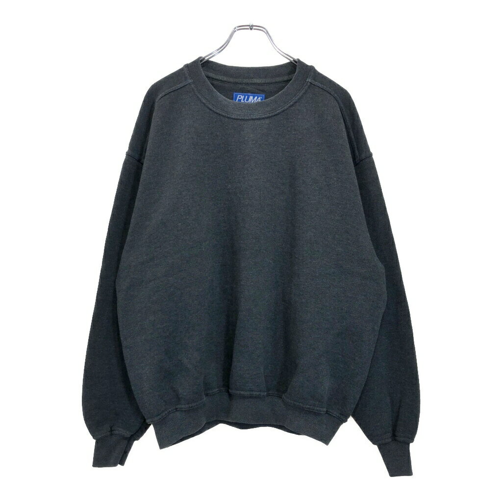 90年代 PLUMA プルマ 無地 スウェット グレー(メンズ XL)中古 古着 V1501