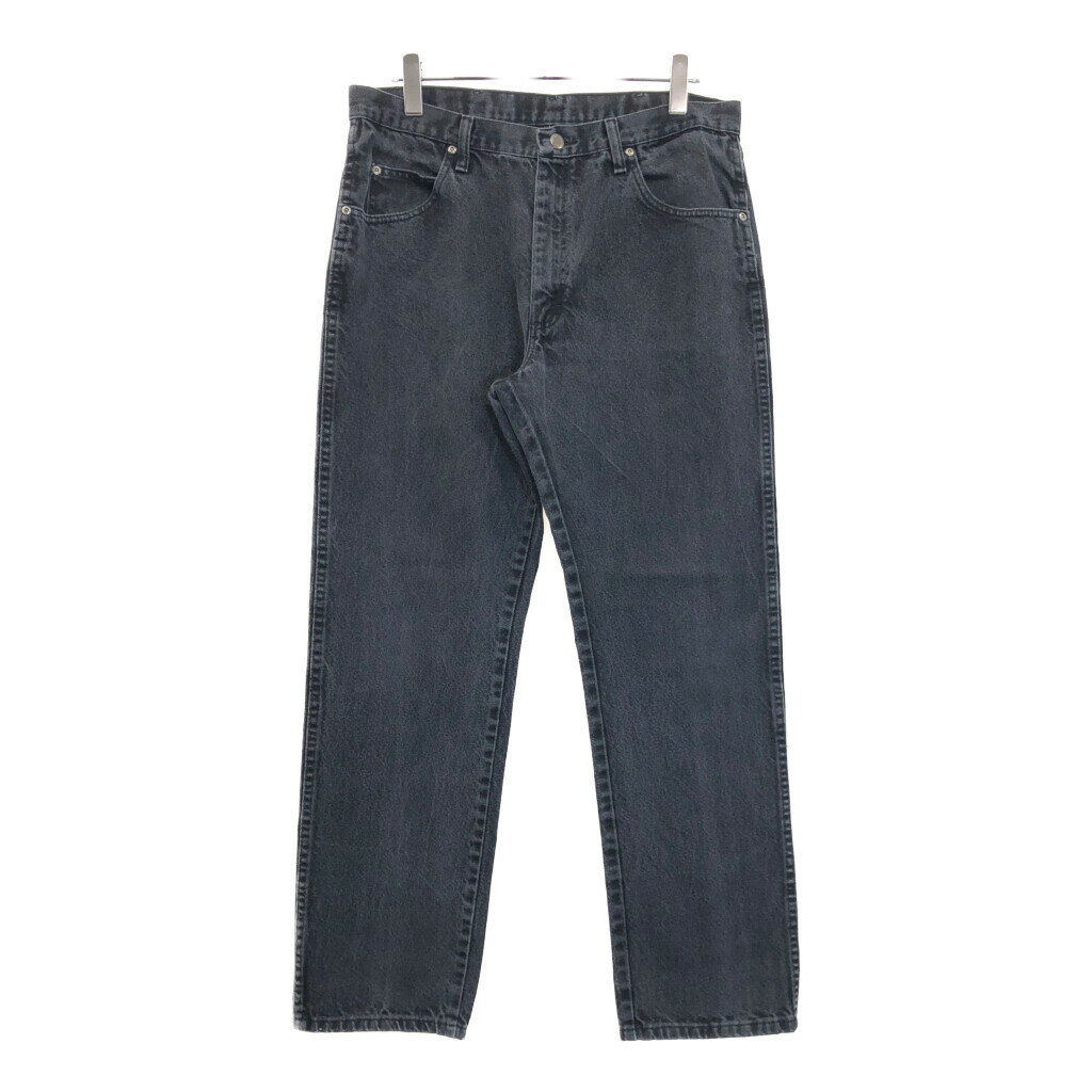 Wrangler ラングラー デニムパンツ ブラック(メンズ W36 L32)中古 古着 V1533(4)