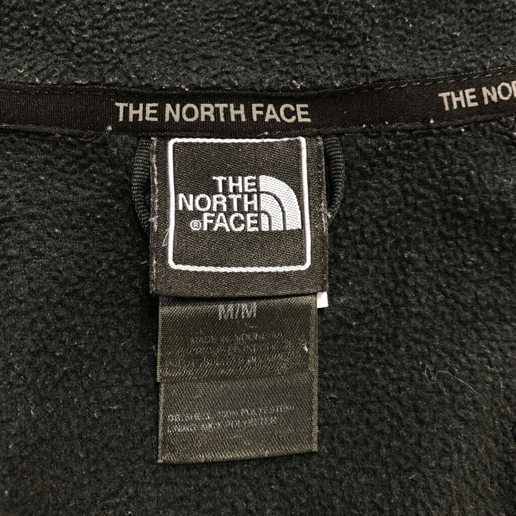 THE NORTH FACE ノースフェイス フリースジャケット アウトドア ブラック(メンズ M)中古 古着 V1685