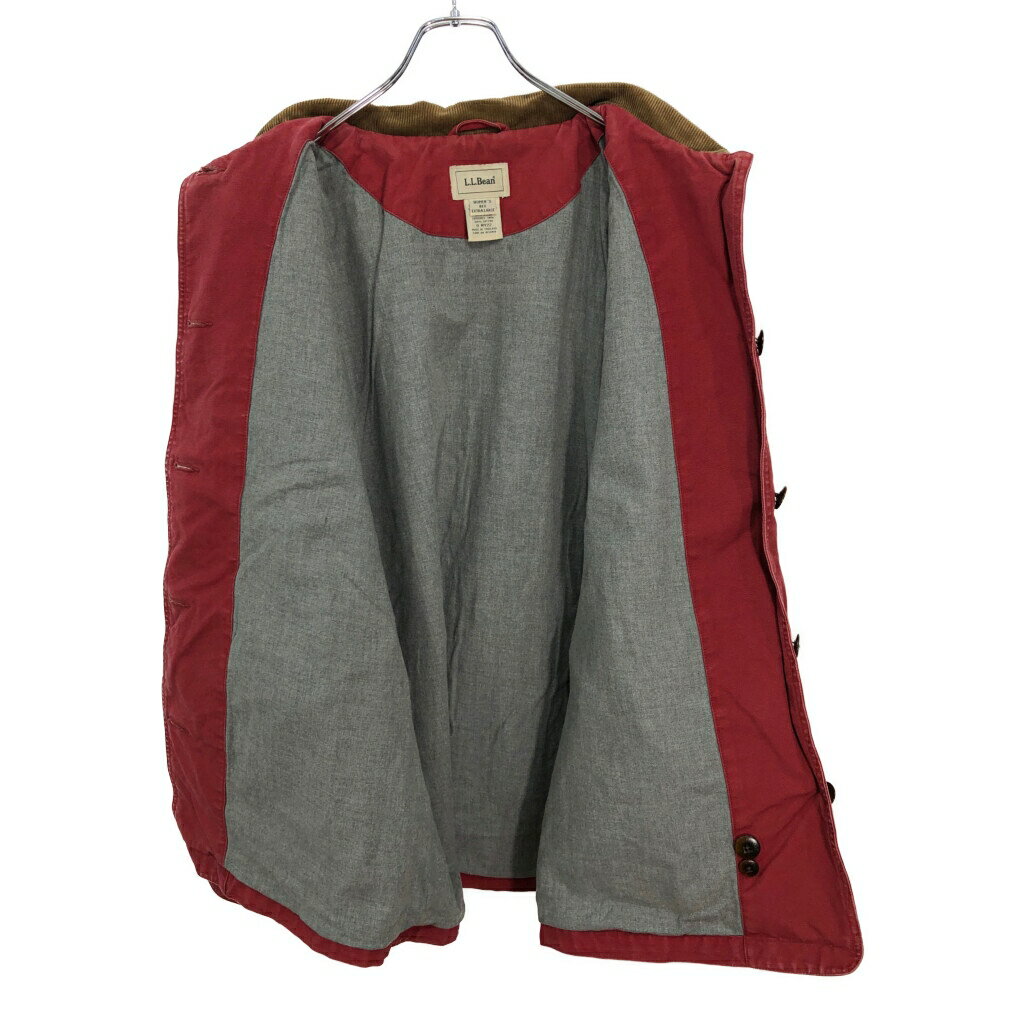 00年代 L.L.Bean エルエルビーン ハンティングジャケット アウトドア レッド(レディース X-LARGE)中古 古着 V2150