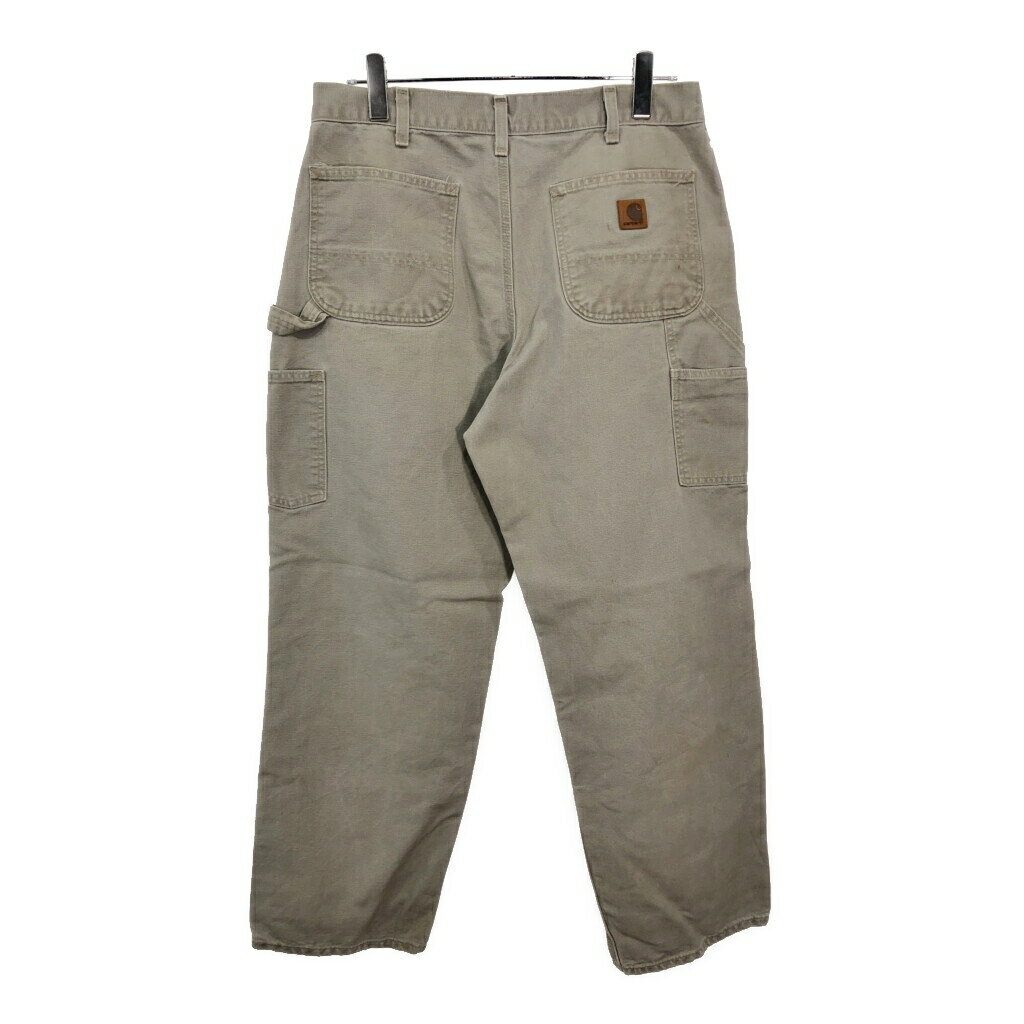 Carhartt カーハート ダック ペインターパンツ ベージュ(メンズ W34 L32)中古 古着 V2518