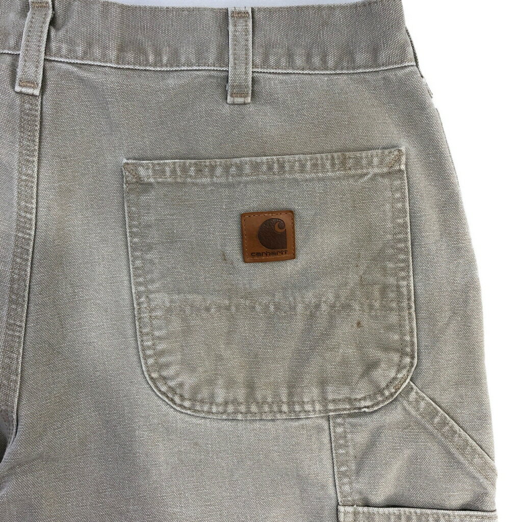 Carhartt カーハート ダック ペインターパンツ ベージュ(メンズ W34 L32)中古 古着 V2518