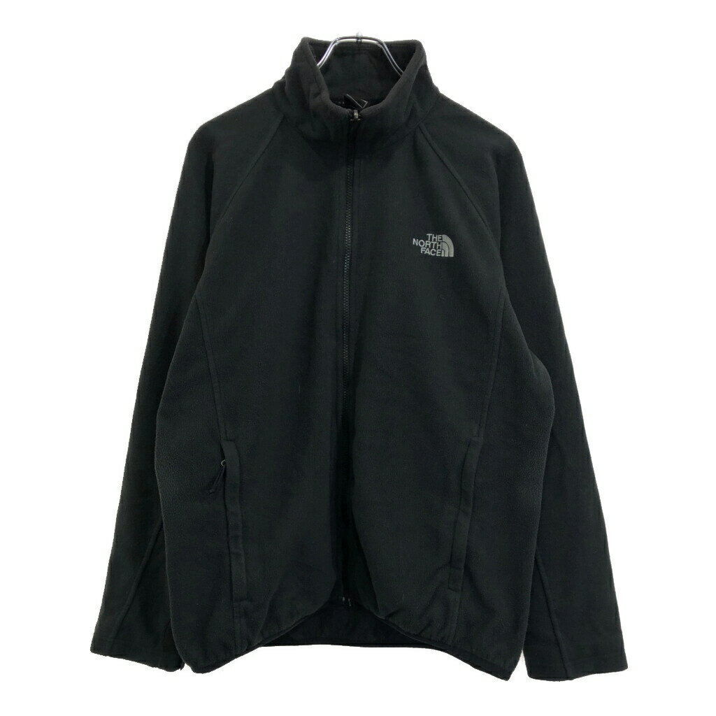 THE NORTH FACE ノースフェイス フリースジャケット アウトドア ブラック(メンズ L相当)中古 古着 v2728