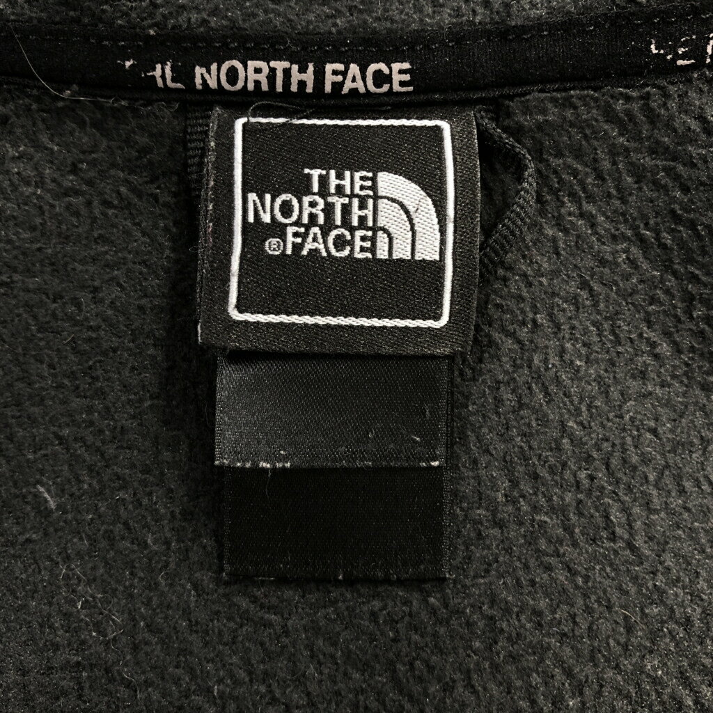 THE NORTH FACE ノースフェイス フリースジャケット アウトドア ブラック(メンズ L相当)中古 古着 v2728