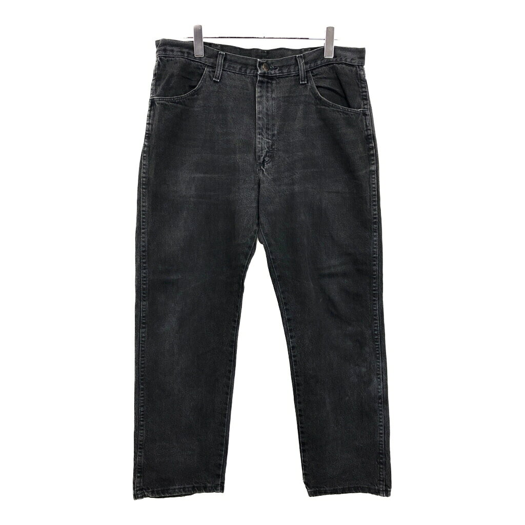 RUSTLER ラスラー デニムパンツ ブラック(メンズ W36 L30)中古 古着 V3034