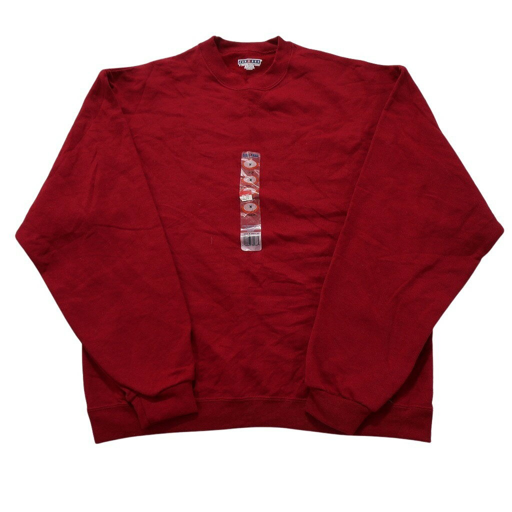 古着卸 まとめ売り 無地 スウェット 6枚セット (メンズ M ) ハーフボタン フルーツオブザルーム デットストック 中古 古着 NB8648