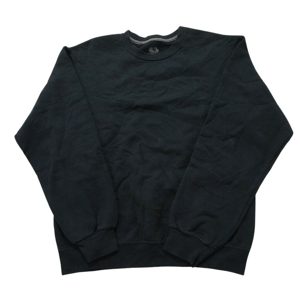 古着卸 まとめ売り 無地 スウェット 6枚セット (メンズ M ) ハーフボタン フルーツオブザルーム デットストック 中古 古着 NB8648