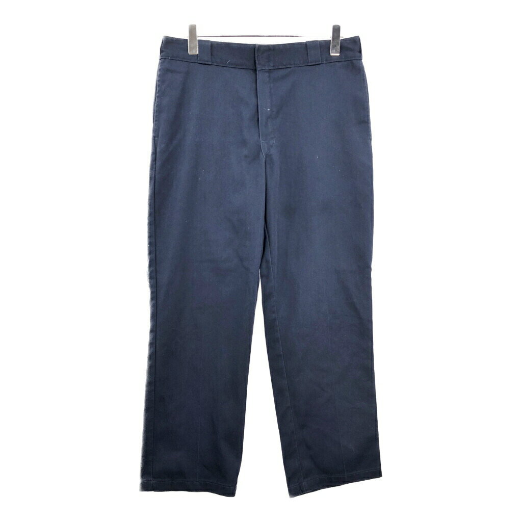 Dickies ディッキーズ 874 ワークパンツ ネイビー(メンズ W36 L30)中古 古着 V4357(4.0)