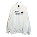 HARLEY DAVIDSON ハーレーダビッドソン スウェット モーターサイクル ホワイト(メンズ XL相当)中古 古着 v4451(4)