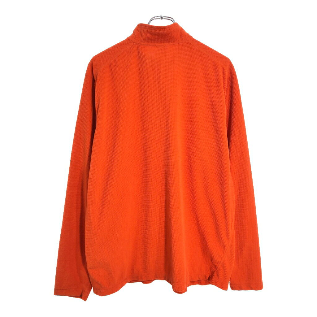 00年代 NIKE ACG ナイキ エーシージー ハーフジップ フリースジャケット アウトドア オレンジ(メンズ L)中古 古着 v4659