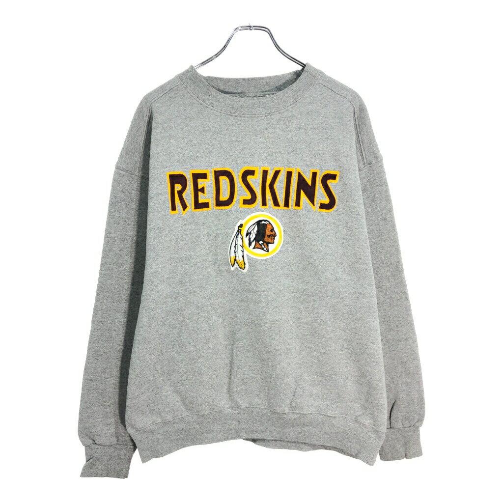 Majestic マジェスティック NFL ワシントン・レッドスキンズ スウェット プロチーム アメフト グレー(メンズ L)中古 古着 V4782