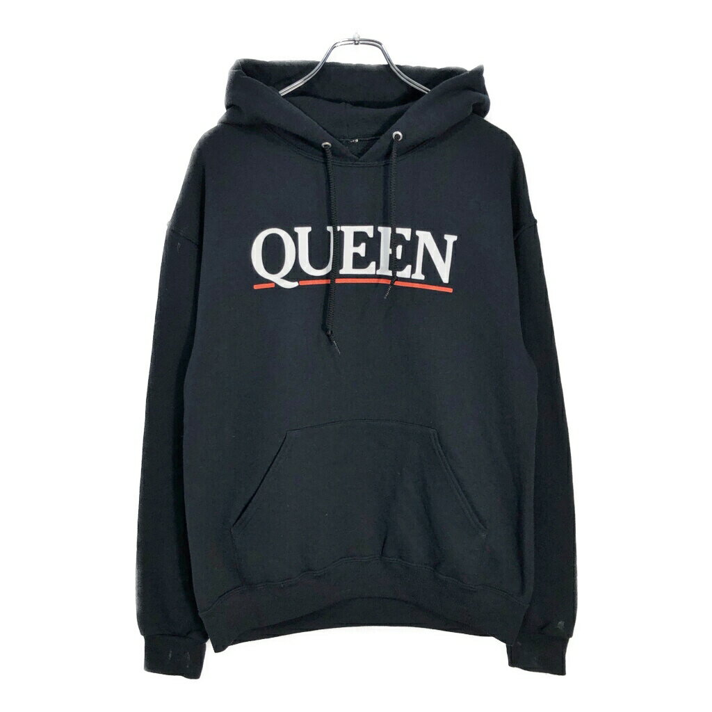 QUEEN クイーン スウェット パーカー バンド ブラック(メンズ M)中古 古着 V4957(4)