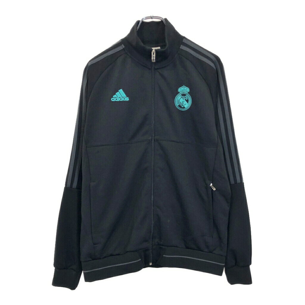 adidas アディダス FCバルセロナ トラックジャケット プロチーム サッカー ブラック(メンズ L)中古 古着 V5821