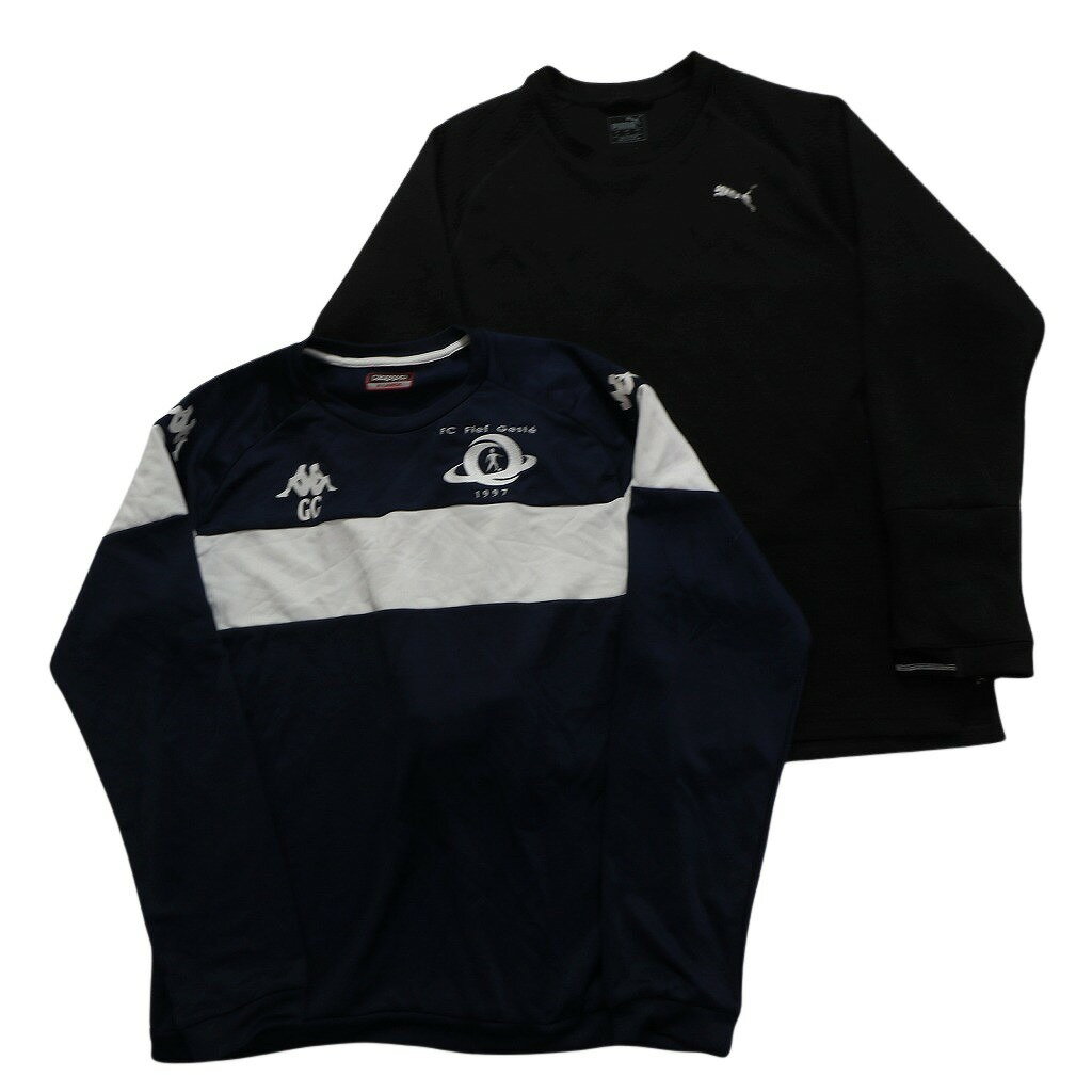 古着卸 まとめ売り スポーツブランドMIX ロンT 7枚セット (メンズ XL ) アディダス ナイキ プーマ カッパ フィラ 中古 古着 NC2450