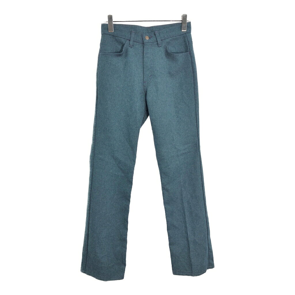 90年代 USA製 Levi's リーバイス STA-PREST スタプレスト ネイビー(メンズ W30 L32)中古 古着 V5960