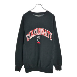 STEVE&BARRYS スティーブ&バリーズ シンシナティ・ベアキャッツ スウェット カレッジ ブラック(メンズ M)中古 古着 V6308