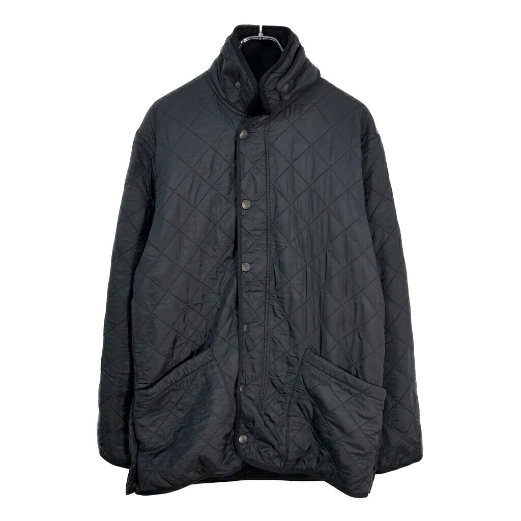 樂天商城 - Barbour バブアー キルティングジャケット ブラック(メンズ M相当)中古 古着 V6326