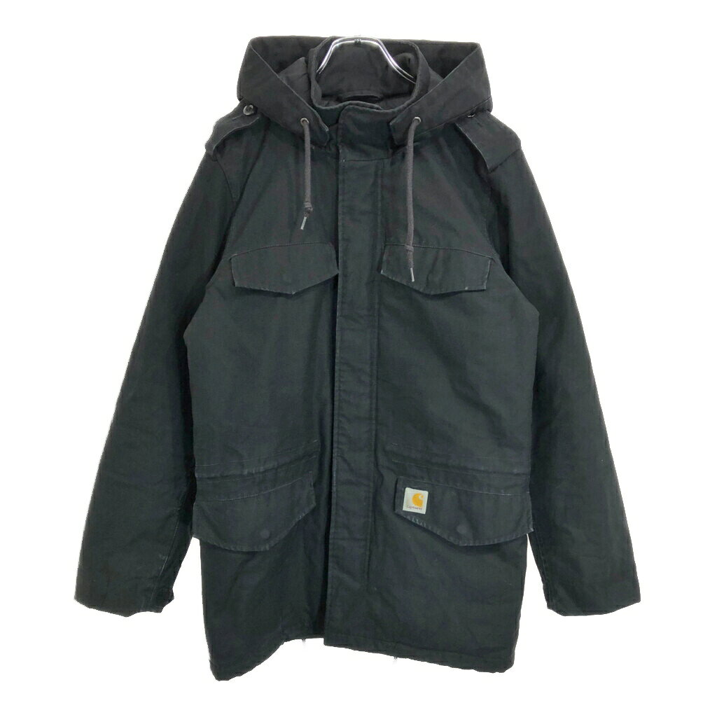 樂天商城 - Carhartt カーハート ヒックマンコート ワークジャケット ブラック(メンズ S)中古 古着 V6526