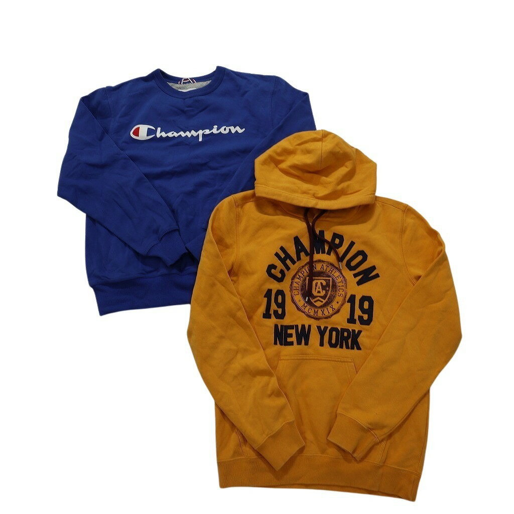 古着卸 まとめ売り チャンピオン Champion スウェット 6枚セット (メンズ S ) 英文字プリント ロゴ ワンポイント アーチロゴ 中古 NC4010
