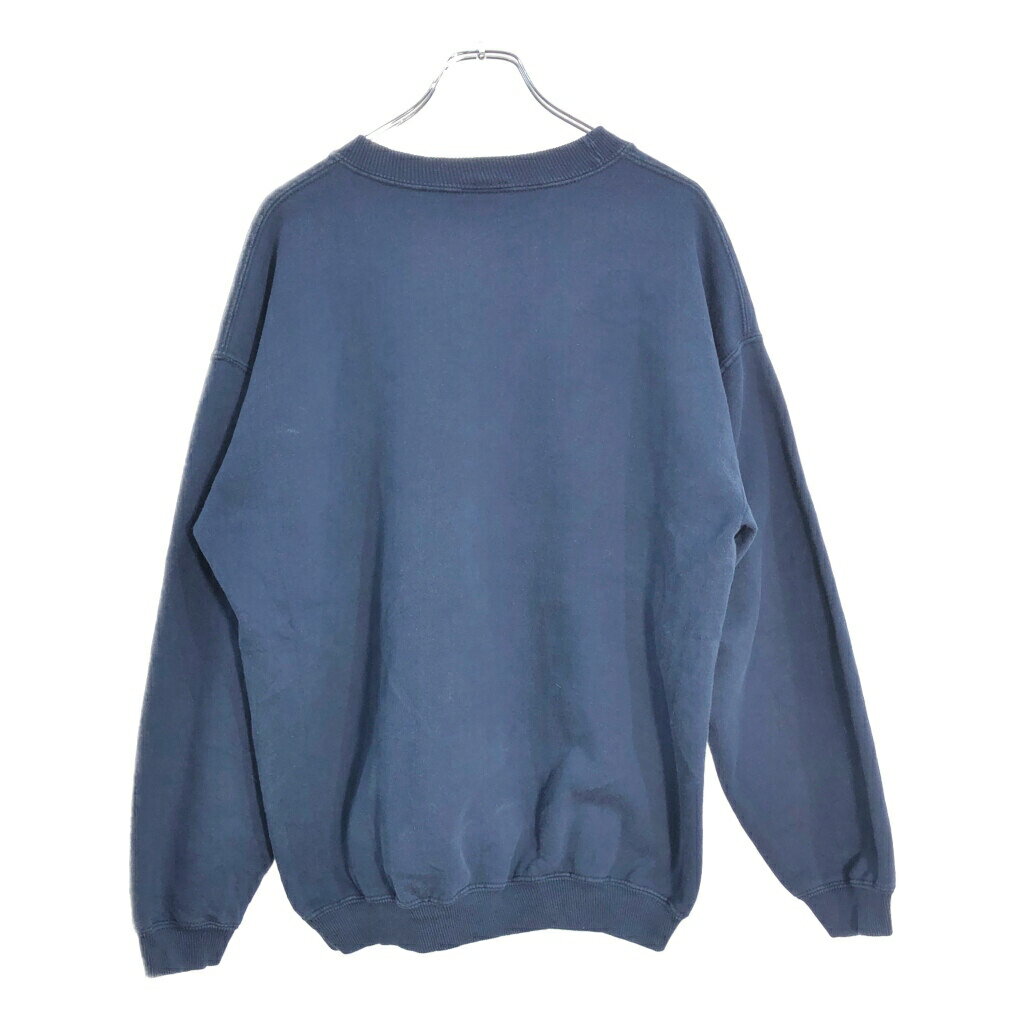 00年代 GILDAN ギルダン U.S.AIRFORCE スウェット ミリタリー ネイビー(メンズ L)中古 古着 V7027