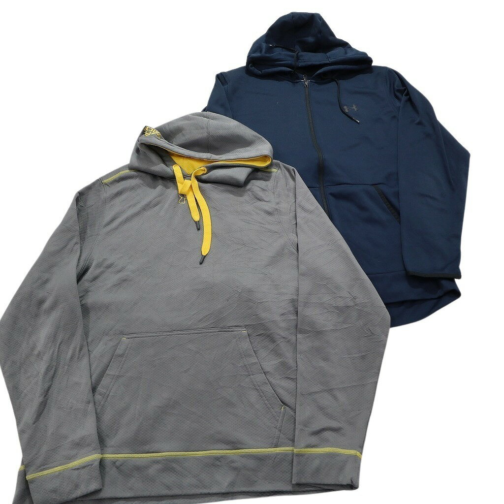 古着卸 まとめ売り スポーツブランドMIX ポリ素材 スウェット 8枚セット (メンズ L ) アンダーアーマー アディダス 中古 古着 NC4152