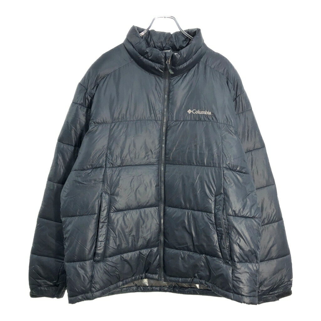Rakuten - Columbia コロンビア 中綿ジャケット アウトドア ブラック(メンズ XL)中古 古着 V7220