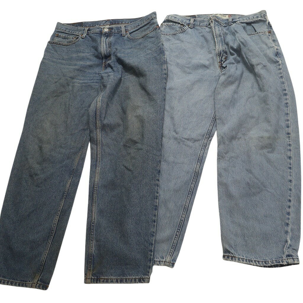 古着卸 まとめ売り リーバイス 560 デニム パンツ 7枚セット (メンズ 31 /33 /34 /36 ) テーパード フェード グランジ 中古 古着 NC4902