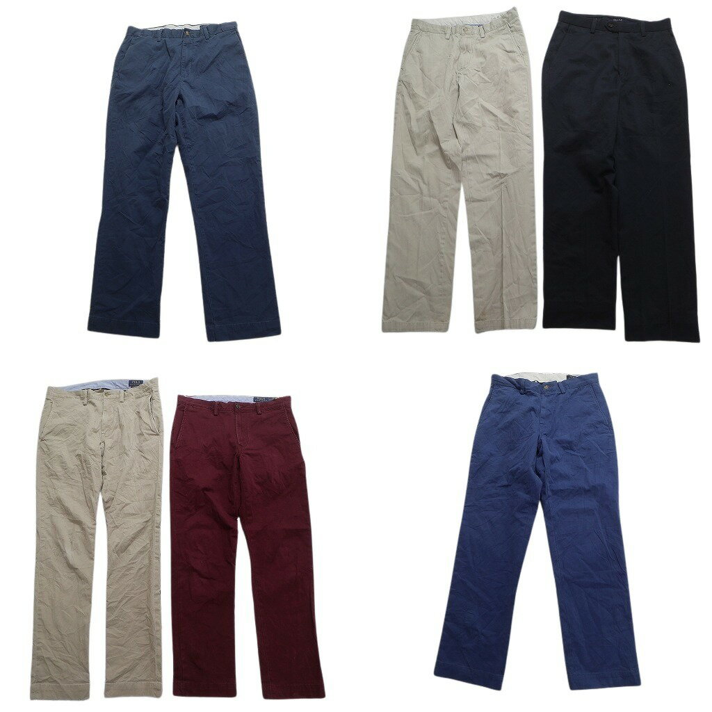 DESCRIPTION 商品名古着卸 まとめ売り ラルフローレン パンツ MIX 6枚セット (メンズ 30 /31 ) ワイド コットン ブラック ベージュ 中古 古着 NC5065 性別メンズ※記載のない性別の商品が含まれてる場合がございます。 サイズ/枚数30-5枚31-1枚※サイズ表記のないものを、こちらの主観で振り分ける場合もあります。 合計枚数6枚セット その他ラルフローレン 状態全て検品済み、経年の着用感、多少の汚れ、ダメージが含まれます。ジャンクや酷いダメージは取り除いております。 ※あくまで人の手での選別という点ご理解頂き、見落としレベルはご了承下さい。 商品管理番号NC5065 ABOUT ITEM商品撮影時の照明やお使いのモニター・ブラウザ等ご覧いただく環境により実物と商品画像の色が多少異なる場合がございます。全てアメリカからの輸入品ですがブランドやアイテムによりそれぞれサイズ感が異なります。生地の伸縮や厚み等、測定に多少の誤差が生じる場合がございますが、表記サイズと合わせまして実寸値を記載させていただいておりますので必ずご確認ください。新品や未使用品と記載があるもの以外は全て中古品ですので、程度は異なりますが使用感がございます。状態は慎重に確認し商品説明や画像により記載しておりますが、全てを記載することは中古品の特性上困難です。ご不明な点やご質問がございましたらお気軽にお問い合わせください。