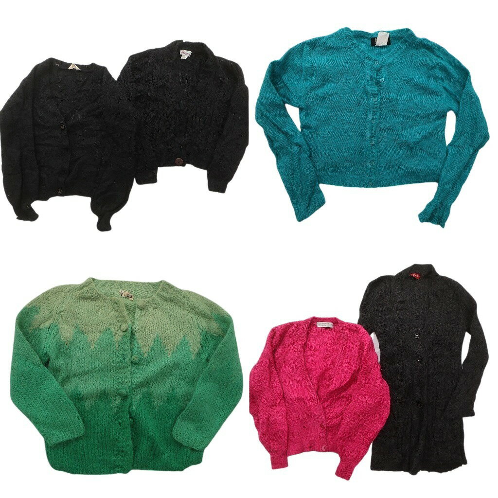 【中古】古着卸まとめ売りモヘア混カ...