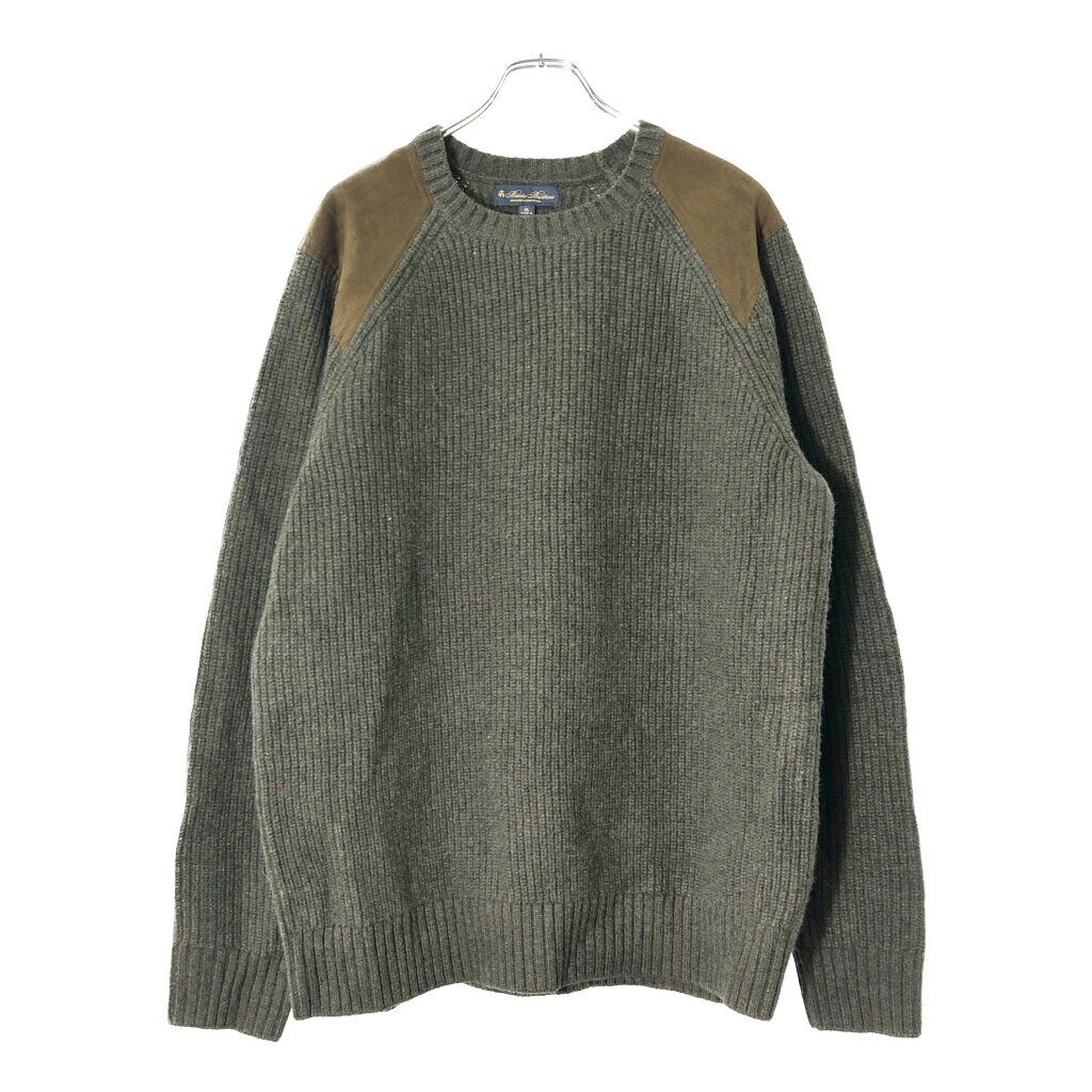 Rakuten - Brooks Brothers ブルックスブラザーズ ウールニットセーター オリーブ(メンズ XL)中古 古着 V8775