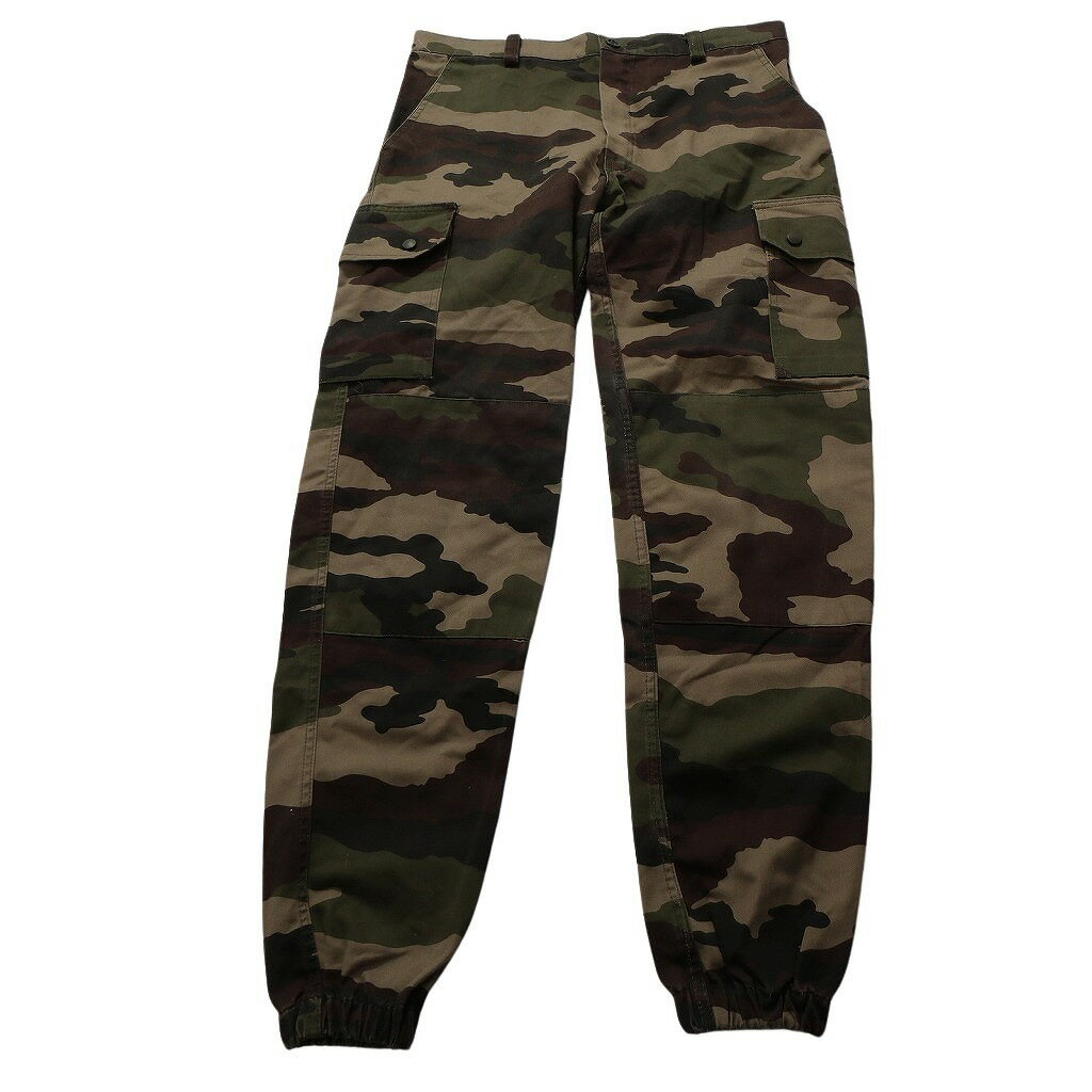 古着卸 まとめ売り 実物・民間MIX カモ柄MIX フィールドパンツ ユーロミリタリー 7枚セット (メンズ ) ブルー CCEカモ 中古 古着 NC7659