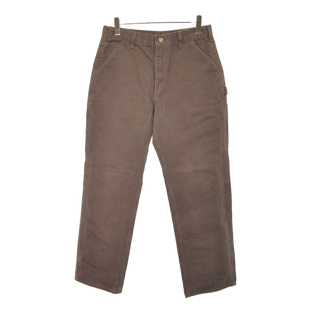樂天商城 - Carhartt カーハート ダック ペインターパンツ ブラウン(メンズ W34 L34)中古 古着 V9732