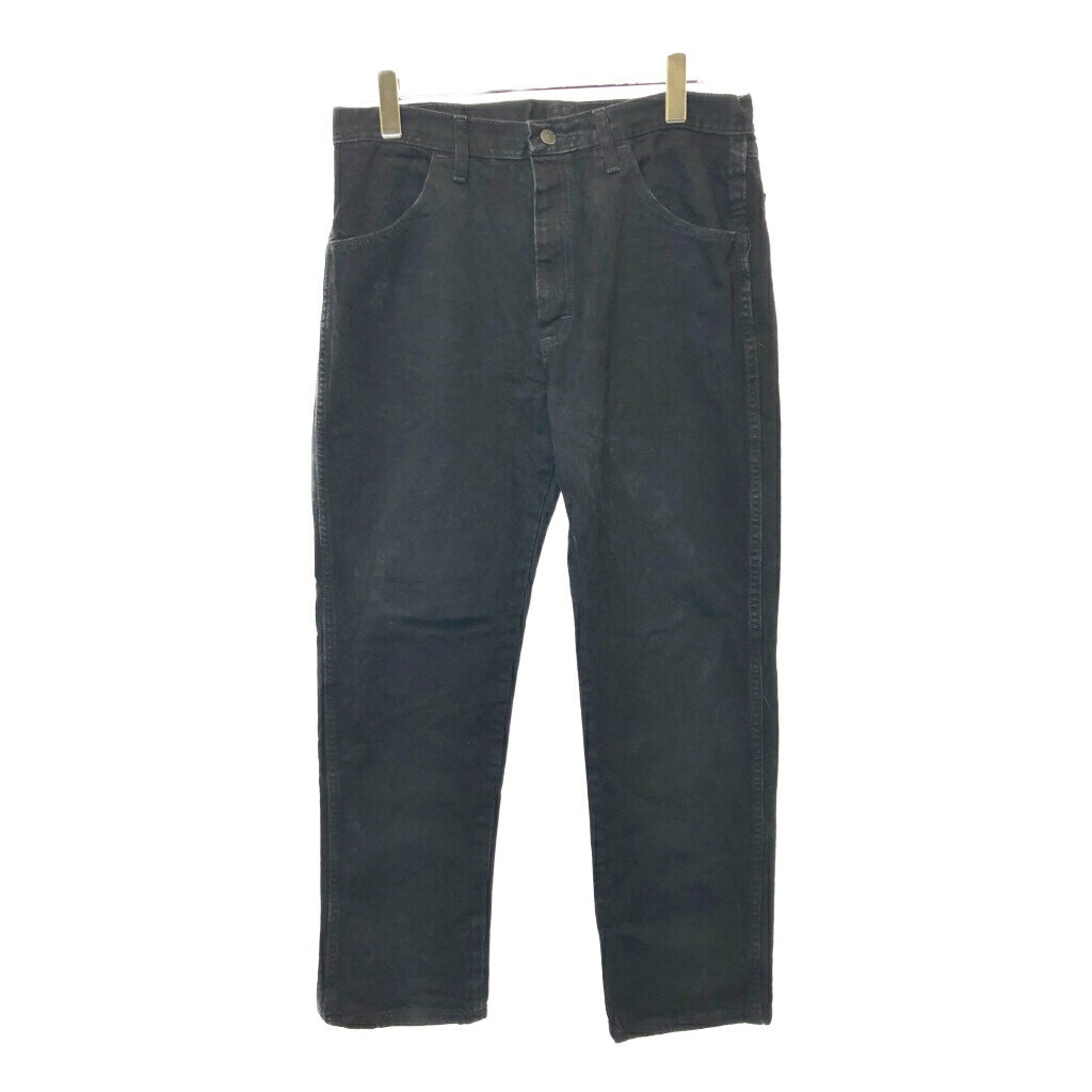 RUSTLER ラスラー デニムパンツ ブラック(メンズ W34 L30)中古 古着 V9974