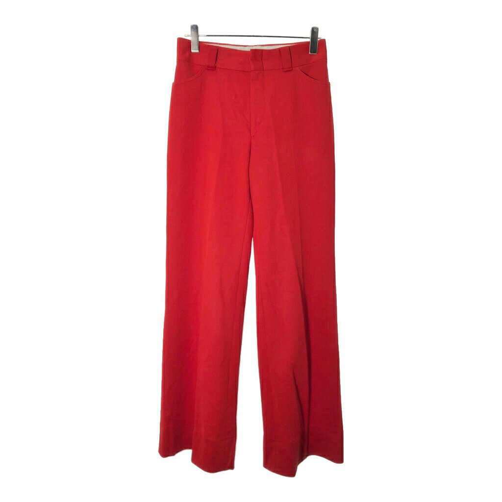 乐天商城 - 70年代 Levi's リーバイス スラックスパンツ レッド(レディース W29相当)中古 古着 X0075