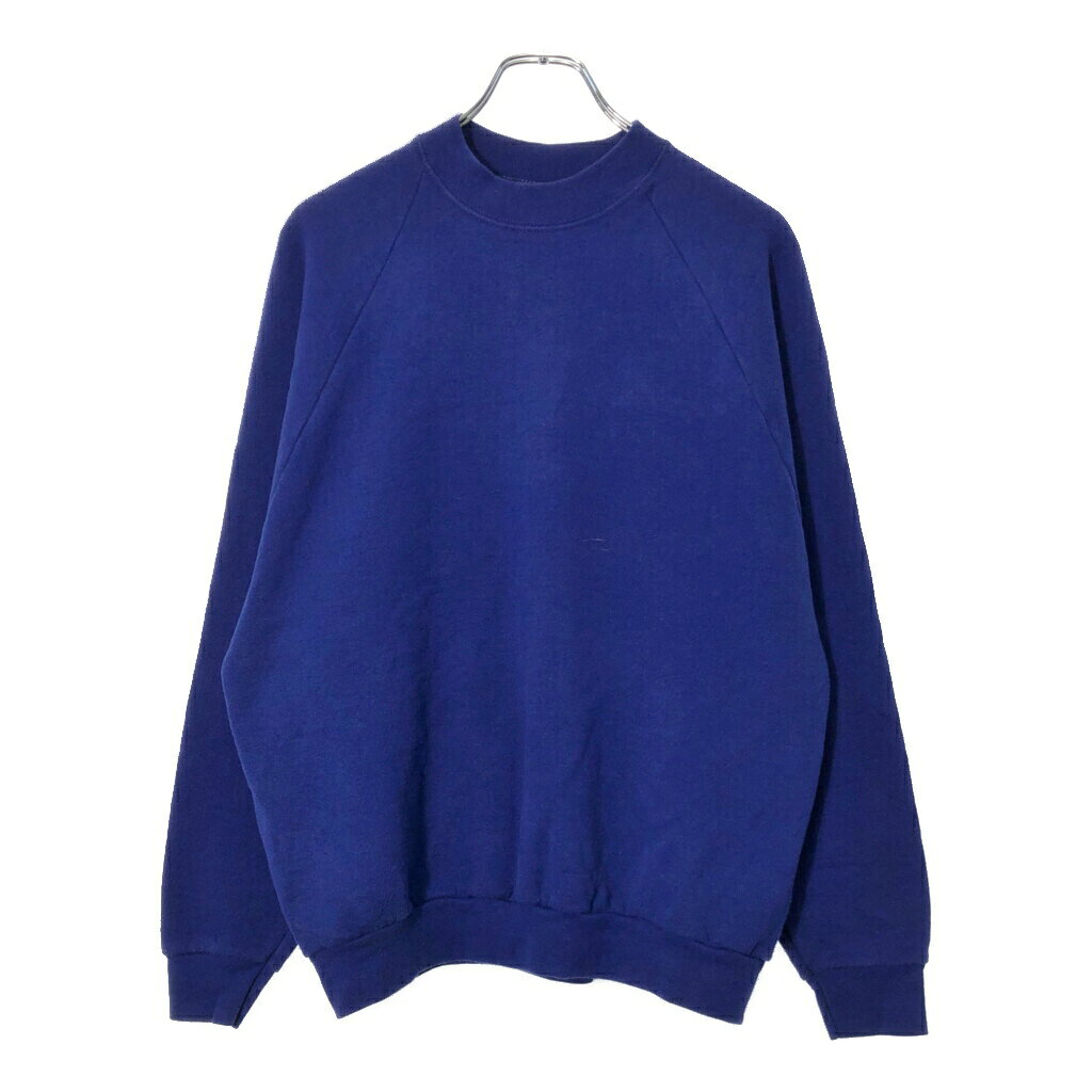 DESCRIPTION ブランドFRUIT OF THE LOOM/フルーツオブザルーム サイズ【サイズ】XL【実寸】 着丈：約62cm身幅：約60cm裄丈：約84cm袖下丈：約49cm 主な素材表地 : コットン 色パープル 仕様 生産国 : USA製90年代ラグランスリーブ無地 状態 汚れ：袖、裾特記事項：色褪せ、首元ヨレ 商品管理番号X0411 ABOUT ITEM商品撮影時の照明やお使いのモニター・ブラウザ等ご覧いただく環境により実物と商品画像の色が多少異なる場合がございます。全てアメリカからの輸入品ですがブランドやアイテムによりそれぞれサイズ感が異なります。生地の伸縮や厚み等、測定に多少の誤差が生じる場合がございますが、表記サイズと合わせまして実寸値を記載させていただいておりますので必ずご確認ください。新品や未使用品と記載があるもの以外は全て中古品ですので、程度は異なりますが使用感がございます。状態は慎重に確認し商品説明や画像により記載しておりますが、全てを記載することは中古品の特性上困難です。ご不明な点やご質問がございましたらお気軽にお問い合わせください。
