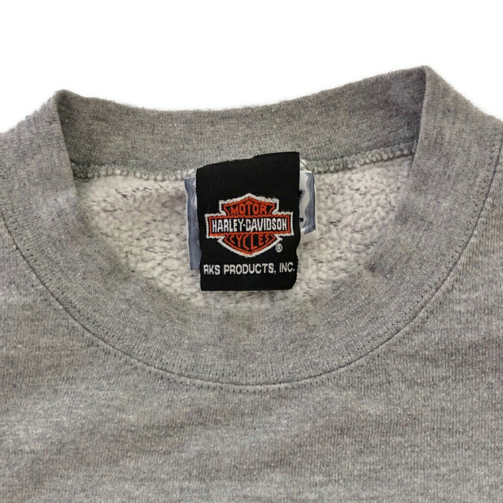 90年代 USA製 HARLEY DAVIDSON ハーレーダビッドソン スウェット モーターサイクル...