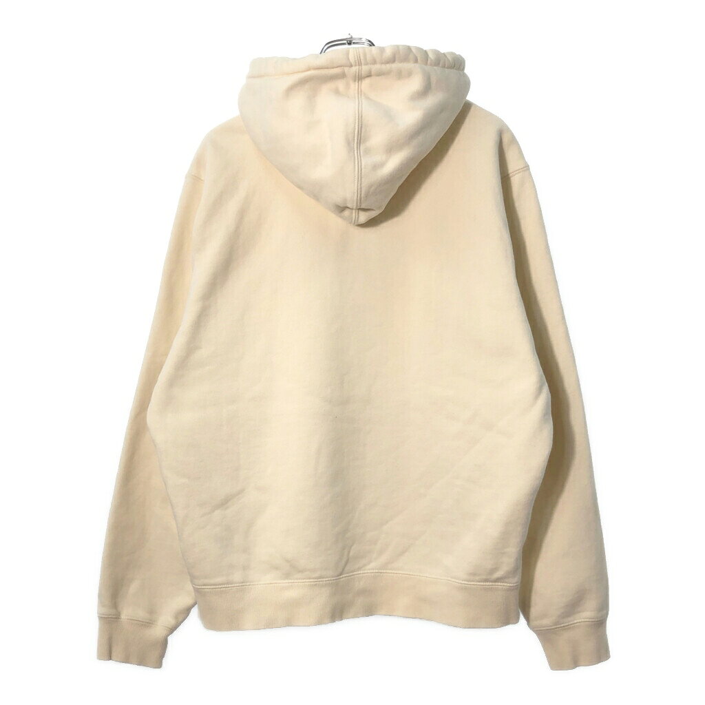 STUSSY ステューシー スウェットパーカー アイボリー(メンズ M)中古 古着 X0937