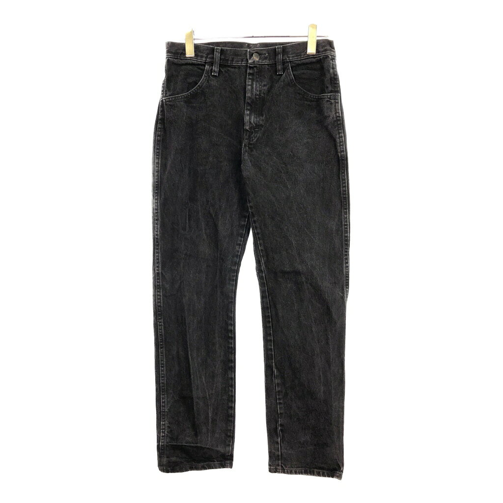 RUSTLER ラスラー デニムパンツ ブラック(メンズ W32 L32)中古 古着 X2152