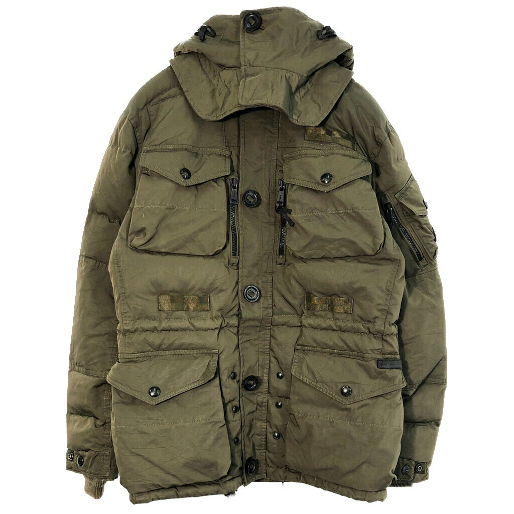 Polo by Ralph Lauren ポロ ラルフローレン ダウンジャケット グリーン(メンズ S)中古 古着 X3375