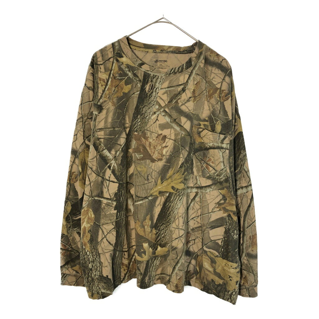OUTFITTERS RIDGE リアルツリー ハンティングベスト XL 総柄 00's Outfitters Ridge リアルツリーカモ柄 ハンティングベスト