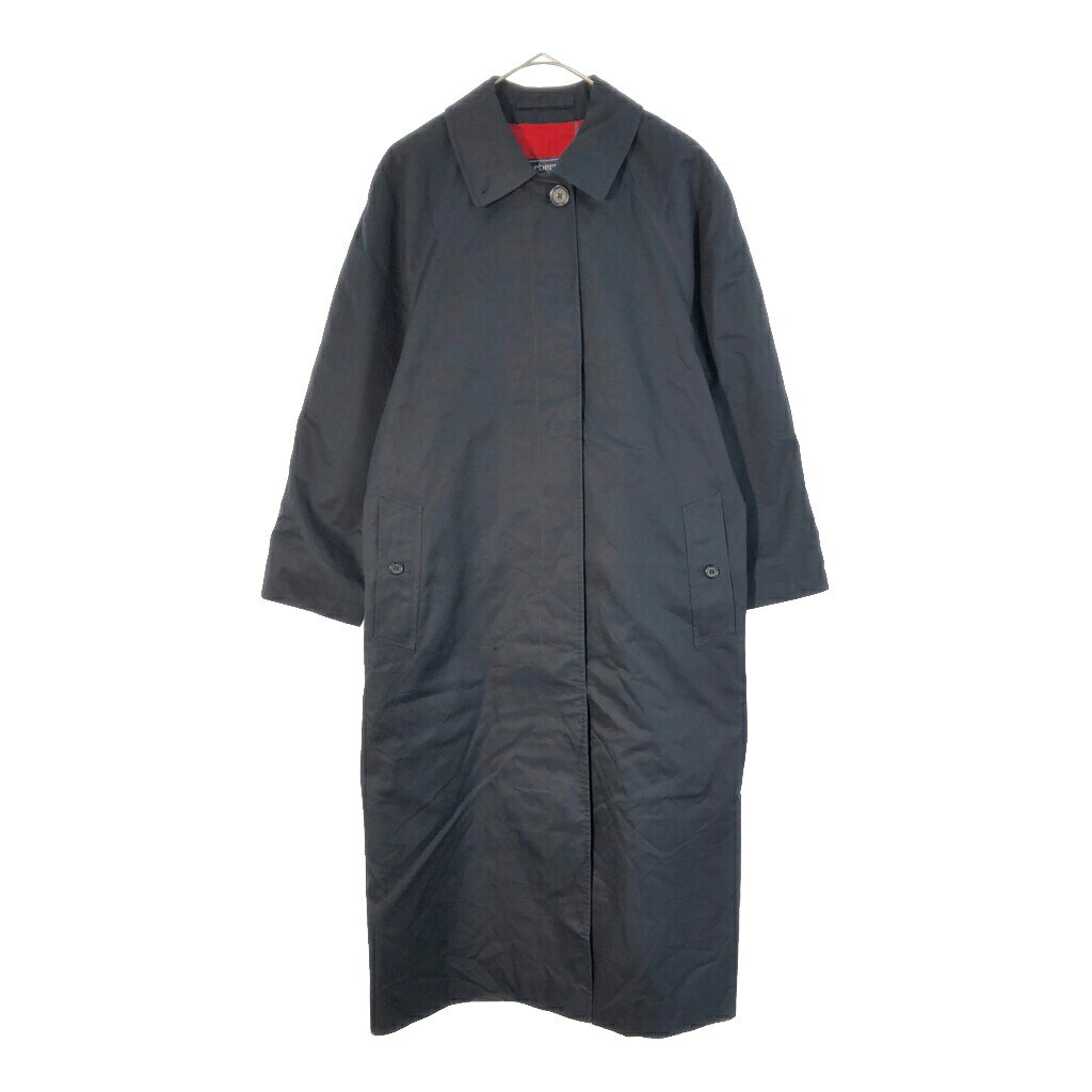 80年代 イングランド製 Burberrys バーバリーズ ステンカラーコート ネイビー(レディース 10 LONG)中古 古着 heb-webstore-10247880 YAMAHISA USEDCLOTHINGSHOP パッケージ画像