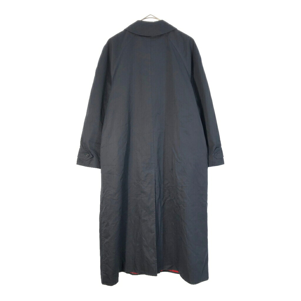 80年代 イングランド製 Burberrys バーバリーズ ステンカラーコート ネイビー(レディース 10 LONG)中古 古着 heb-webstore-10247880 YAMAHISA USEDCLOTHINGSHOP サンプル画像2