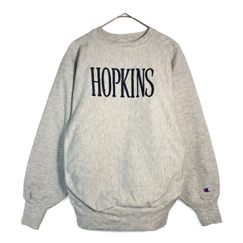 Other - 90年代 Champion チャンピオン REVERSE WEAVE リバースウィーブ スウェット カレッジ グレー(メンズ LARGE)中古 古着 X4522