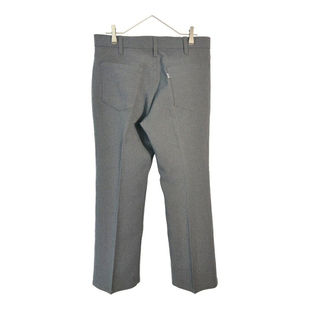 YAMAHISA USEDCLOTHINGSHOPの80年代 Levi's リーバイス STA-PREST スタプレスト スラックスパンツ グレー(メンズ W34 L32)中古 古着 X5651｜アングル2