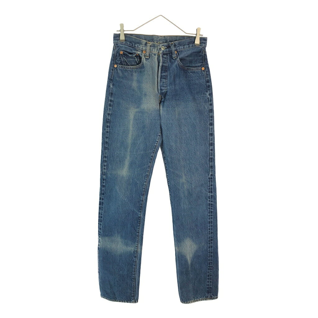 80年代 Levi's リーバイス 501 デニムパンツ ブルー(メンズ W30 L40)中古 古着 X5682