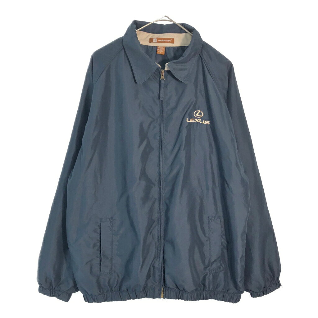 樂天商城 - LEXUS レクサス スイングトップ 企業ロゴ ネイビー(メンズ L)中古 古着 X5741