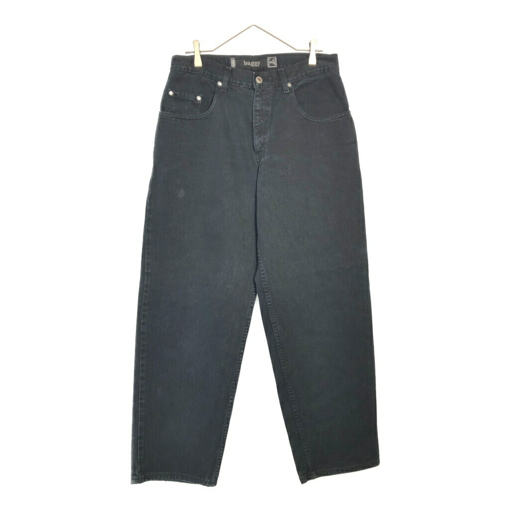 90年代 Levi's リーバイス SilverTab シルバータブ デニムパンツ ブラック(メンズ W32 L31相当)中古 古着 X6366